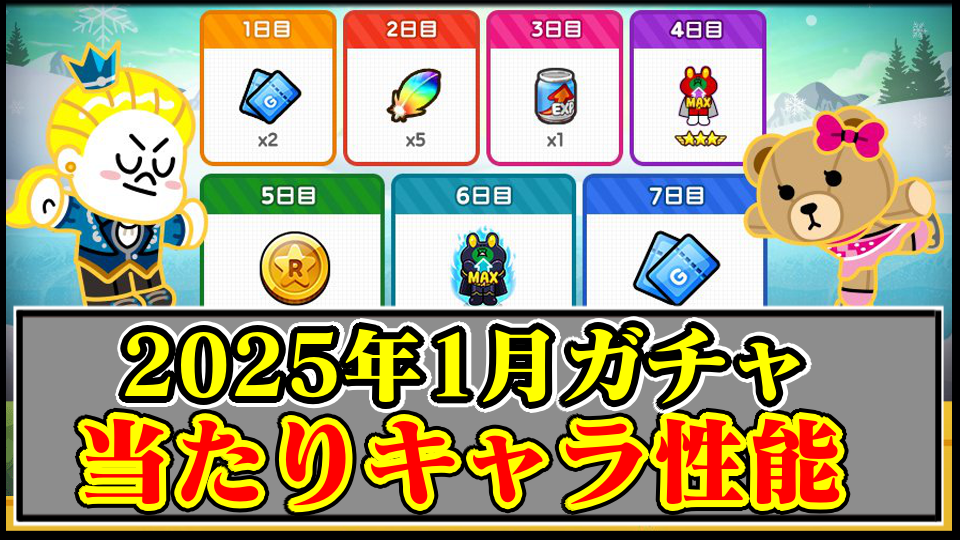 [LINE-Rangers Strategy] January 2025 Gacha Character Performance Explained | Should I pull the Gacha? Who is the strongest or the lucky one? [LINE-Rangers]